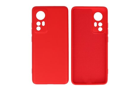BAOHU Fashion Backcover Telefoonhoesje - Color Hoesje - Geschikt voor de Xiaomi 12 Pro - Rood