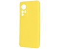Fashion Backcover Telefoonhoesje - Color Hoesje - Geschikt voor de Xiaomi 12 Pro - Geel