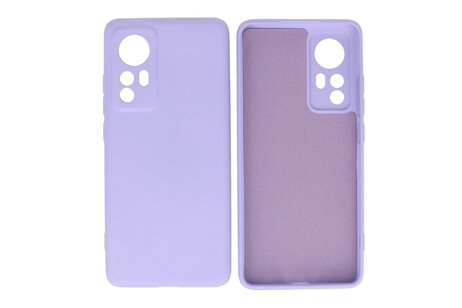 BAOHU Fashion Backcover Telefoonhoesje - Color Hoesje - Geschikt voor de Xiaomi 12 Pro - Paars