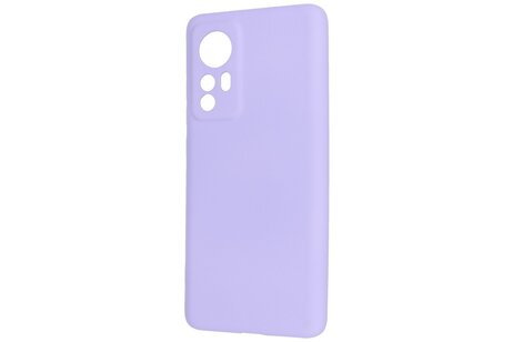 BAOHU Fashion Backcover Telefoonhoesje - Color Hoesje - Geschikt voor de Xiaomi 12 Pro - Paars