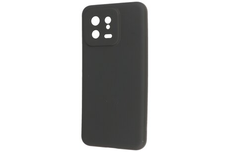 BAOHU Fashion Backcover Telefoonhoesje - Color Hoesje - Geschikt voor de Xiaomi 13 5G - Zwart