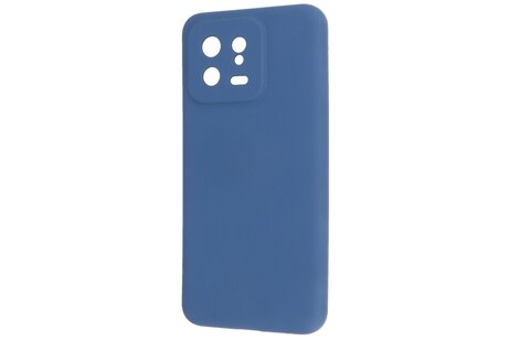 BAOHU Fashion Backcover Telefoonhoesje - Color Hoesje - Geschikt voor de Xiaomi 13 5G - Navy