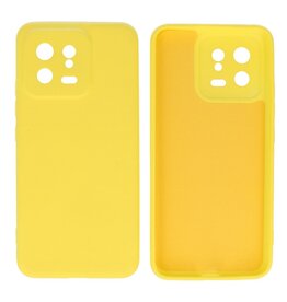 BAOHU Xiaomi 13 5G Hoesje Fashion Backcover Telefoonhoesje Geel