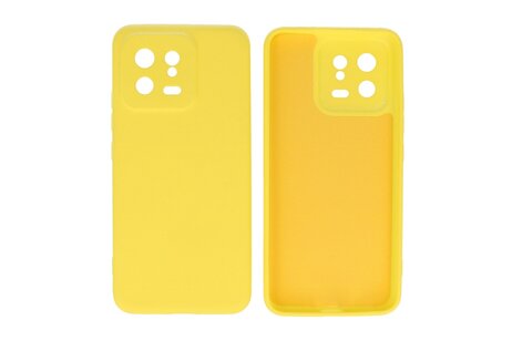 BAOHU Fashion Backcover Telefoonhoesje - Color Hoesje - Geschikt voor de Xiaomi 13 5G - Geel