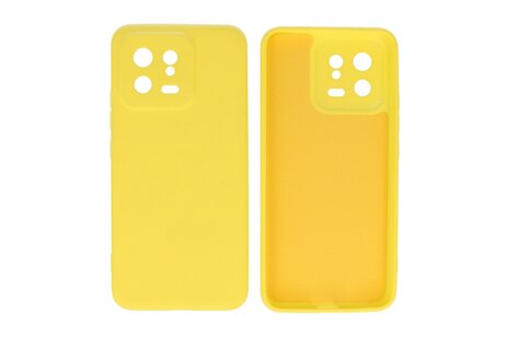 Fashion Backcover Telefoonhoesje - Color Hoesje - Geschikt voor de Xiaomi 13 5G - Geel