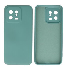 BAOHU Xiaomi 13 5G Hoesje Fashion Backcover Telefoonhoesje Donker Groen