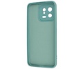 BAOHU Fashion Backcover Telefoonhoesje - Color Hoesje - Geschikt voor de Xiaomi 13 5G - Donker Groen