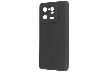 BAOHU Fashion Backcover Telefoonhoesje - Color Hoesje - Geschikt voor de Xiaomi 13 Pro 5G - Zwart