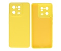 Fashion Backcover Telefoonhoesje - Color Hoesje - Geschikt voor de Xiaomi 13 Pro 5G - Geel