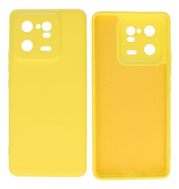 BAOHU Xiaomi 13 Pro 5G Hoesje Fashion Backcover Telefoonhoesje Geel