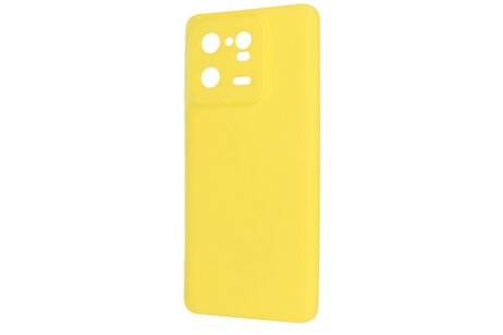 BAOHU Fashion Backcover Telefoonhoesje - Color Hoesje - Geschikt voor de Xiaomi 13 Pro 5G - Geel
