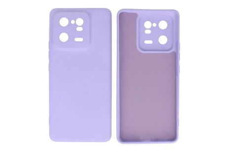 Fashion Backcover Telefoonhoesje - Color Hoesje - Geschikt voor de Xiaomi 13 Pro 5G - Paars