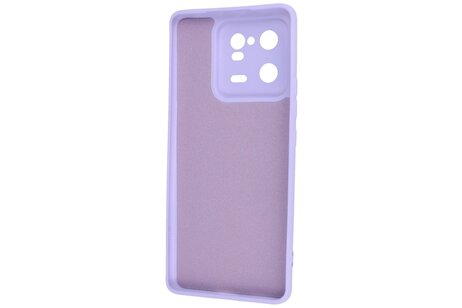 Fashion Backcover Telefoonhoesje - Color Hoesje - Geschikt voor de Xiaomi 13 Pro 5G - Paars