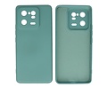 BAOHU Fashion Backcover Telefoonhoesje - Color Hoesje - Geschikt voor de Xiaomi 13 Pro 5G - Donker Groen