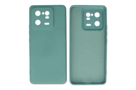 BAOHU Fashion Backcover Telefoonhoesje - Color Hoesje - Geschikt voor de Xiaomi 13 Pro 5G - Donker Groen