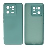 Xiaomi 13 Pro 5G Hoesje Fashion Backcover Telefoonhoesje Donker Groen