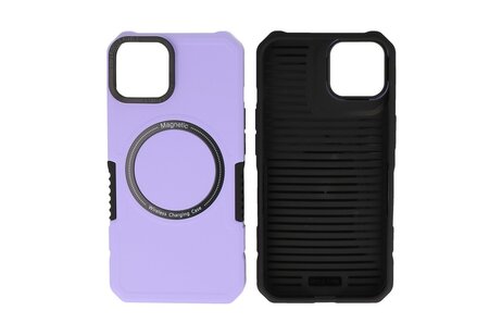 Hoesje Geschikt voor de iPhone 11 - Schokbestendige Telefoonhoesje Geschikt voor MagSafe - Purple