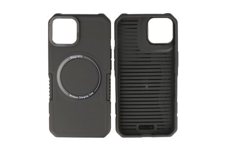 Hoesje Geschikt voor de iPhone 11 Pro - Schokbestendige Telefoonhoesje Geschikt voor MagSafe - Zwart