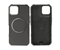 Hoesje Geschikt voor de iPhone 12 - 12 Pro - Schokbestendige Telefoonhoesje Geschikt voor MagSafe - Zwart