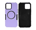 BAOHU Hoesje Geschikt voor de iPhone 12 Pro Max - Schokbestendige Telefoonhoesje Geschikt voor MagSafe - Purple