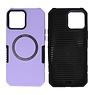 Schokbestendige Telefoonhoesje met MagSafe iPhone 12 Pro Max - Purple