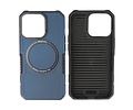 BAOHU Hoesje Geschikt voor de iPhone 13 Pro - Schokbestendige Telefoonhoesje Geschikt voor MagSafe - Navy