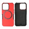 BAOHU Schokbestendige Telefoonhoesje met MagSafe iPhone 13 Pro - Rood