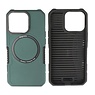 BAOHU Schokbestendige Telefoonhoesje met MagSafe iPhone 13 Pro - Donker Groen