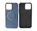 BAOHU Hoesje Geschikt voor de iPhone 14 Pro - Schokbestendige Telefoonhoesje Geschikt voor MagSafe - Navy