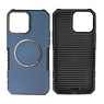 BAOHU Schokbestendige Telefoonhoesje met MagSafe iPhone 14 Pro - Navy