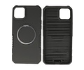 BAOHU Hoesje Geschikt voor de iPhone 14 Plus - Schokbestendige Telefoonhoesje Geschikt voor MagSafe - Zwart