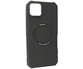 Hoesje Geschikt voor de iPhone 14 Plus - Schokbestendige Telefoonhoesje Geschikt voor MagSafe - Zwart
