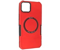 Hoesje Geschikt voor de iPhone 14 Plus - Schokbestendige Telefoonhoesje Geschikt voor MagSafe - Rood