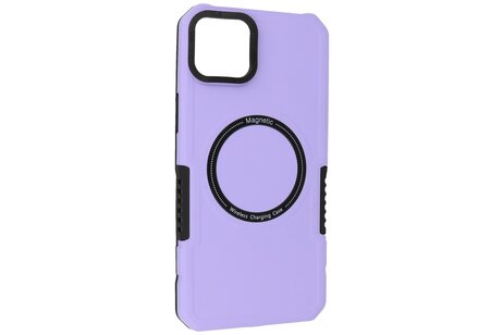 BAOHU Hoesje Geschikt voor de iPhone 14 Plus - Schokbestendige Telefoonhoesje Geschikt voor MagSafe - Purple