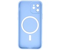 Hoesje Geschikt voor de iPhone 11 - Hoesje Geschikt voor MagSafe - Backcover met Camera Beschermer - Blauw