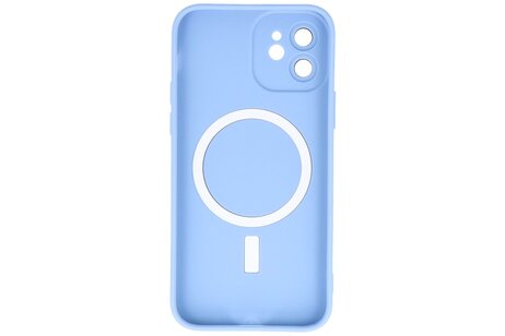 BAOHU Hoesje Geschikt voor de iPhone 11 - Hoesje Geschikt voor MagSafe - Backcover met Camera Beschermer - Blauw