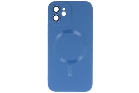 Hoesje Geschikt voor de iPhone 11 - Hoesje Geschikt voor MagSafe - Backcover met Camera Beschermer - Navy