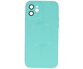 Hoesje Geschikt voor de iPhone 11 - Hoesje Geschikt voor MagSafe - Backcover met Camera Beschermer - Turquoise