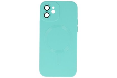 BAOHU Hoesje Geschikt voor de iPhone 11 - Hoesje Geschikt voor MagSafe - Backcover met Camera Beschermer - Turquoise