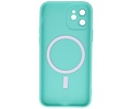 BAOHU Hoesje Geschikt voor de iPhone 11 - Hoesje Geschikt voor MagSafe - Backcover met Camera Beschermer - Turquoise