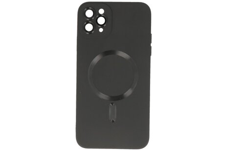 BAOHU Hoesje Geschikt voor de iPhone 11 Pro - Hoesje Geschikt voor MagSafe - Backcover met Camera Beschermer - Zwart