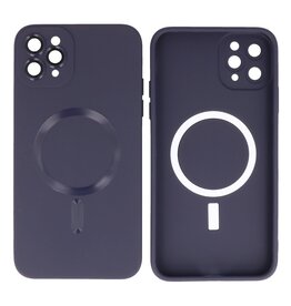BAOHU Backcover Magsafe met Camera Beschermer iPhone 11 Pro Nacht Paars
