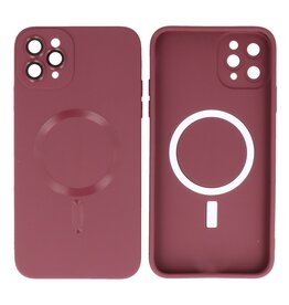 BAOHU Backcover Magsafe met Camera Beschermer iPhone 11 Pro Bruin