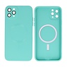 BAOHU Backcover Magsafe met Camera Beschermer iPhone 11 Pro Turquoise