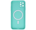 BAOHU Hoesje Geschikt voor de iPhone 11 Pro - Hoesje Geschikt voor MagSafe - Backcover met Camera Beschermer- Turquoise