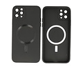 BAOHU Hoesje Geschikt voor de iPhone 11 Pro Max - Hoesje Geschikt voor MagSafe - Backcover met Camera Beschermer - Zwart