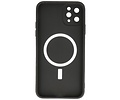 Hoesje Geschikt voor de iPhone 11 Pro Max - Hoesje Geschikt voor MagSafe - Backcover met Camera Beschermer - Zwart