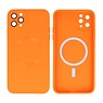 BAOHU Backcover Magsafe met Camera Beschermer iPhone 11 Pro Max Oranje