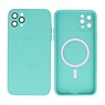 Backcover Magsafe met Camera Beschermer iPhone 11 Pro Max Turquoise