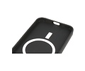 Hoesje Geschikt voor de iPhone 12 - Hoesje Geschikt voor MagSafe - Backcover met Camera Beschermer - Zwart